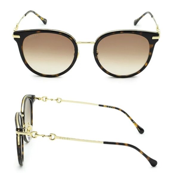 NWT Gucci GG1015SK - 003 Round Sunglasses - Picture 2 of 9